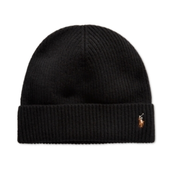 Polo Ralph Lauren Men's Polo Merino Wool Beanie - Polo Black